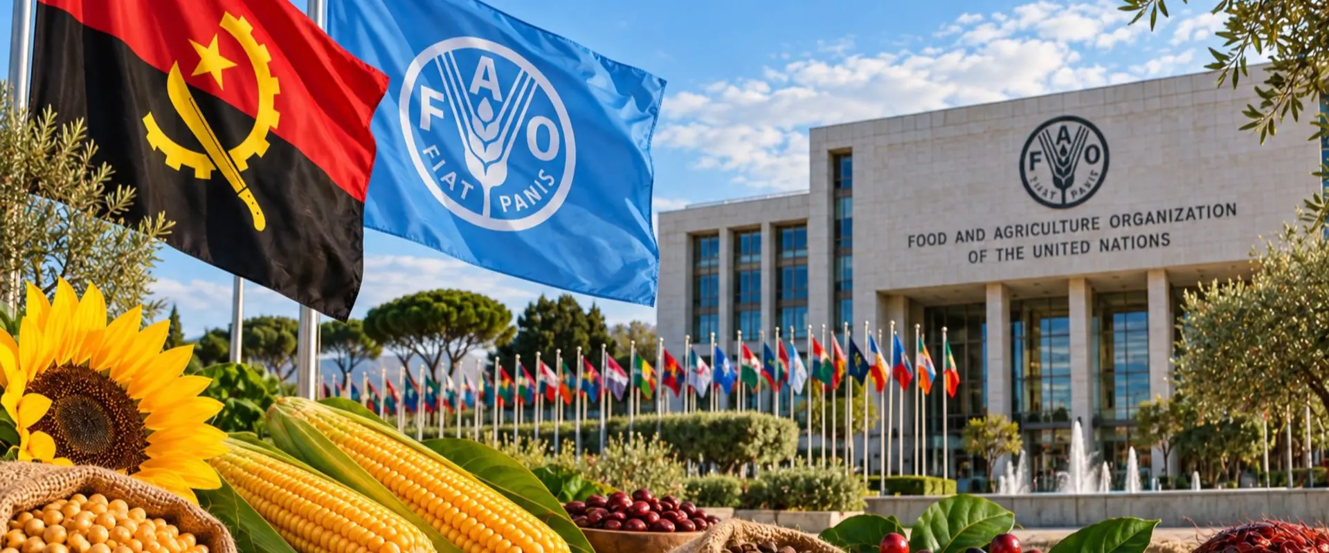 Angola apresenta oportunidades de investimento agrícola no Fórum Mundial da Alimentação